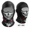 Máscara Facial de Seda Helada con Protección Solar de Calavera Venenosa de Payaso para Exteriores, Gorra Forro de Casco para Montar en Motocicleta, Unisex