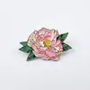 Broche Metálico de Flor y Planta Verde en Maceta, Tulipán y Girasol, Accesorios para Ropa de Mujer, Insignia, Broche Floral Producto Terminado
