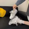 Venda Quente Sola Grossa Renda de Balé Cadarço Sapatos de Treino Alemães Feminino 2026 Novidades de Outono Sola Grossa Esportivo Casual Confortável Sapatos de Pai Feminino
