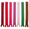 Zíper de nylon nº 3, dentes com 20 cm de comprimento, calças ocidentais, carteira, zíper de braguilha comum feito à mão