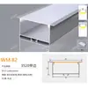 Canal de Aluminio para Luz Lineal LED al por Mayor del Fabricante, Luz Lineal con Borde, Canal de Luz de Aleación de Aluminio, Perfil de Canal de Aluminio para Luz Lineal
