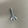 Pernos de Carruaje Galvanizados Color Zinc Tornillos para Estanterías de Puente Estante Cuadrado Cuello Tornillos de Cabeza Plana Grande M55x405x70