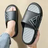 Pantuflas de Verano para Hombre Todo el Año Antideslizantes Resistentes al Desgaste Suela Gruesa Exterior Interior Húmedo