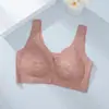 Sujetador de Encaje con Cierre Frontal para Mujer, Tallas Grandes, Venta Caliente Transfronteriza de Comercio Exterior, Sin Costuras, Push-Up, Fino, Minimizador de Busto Grande