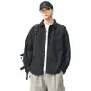 Camisa de Manga Larga Estilo Japonés Otoño 2025 para Hombre Alta Calidad Retro Fresca Cuello Campana Holgada Versátil Chaqueta Venta al por Mayor