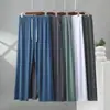 Pantalones de Verano Anchos para Hombre de Modal, Pantalones Casuales Delgados, Talla Grande Sueltos para Casa, Pantalones Casuales para Hombre, Estilo de Verano