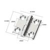 Aleación de Hierro Zinc Acero Inoxidable 304 Bisagra de Alta Resistencia Bisagra Industrial Engrosada Bisagra Industrial de Alta Resistencia CL226-3 40