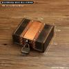 Caja de Almacenamiento de Madera Vintage Caja para Reloj y Correa Caja para Regalo Caja para Atrezo de Rodaje de Películas Caja Decorativa para Escaparate