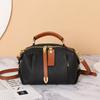 Bolso Boston transfronterizo 2023 Nuevo bolso de cuero genuino para mujer de cuero suave estilo occidental bandolera de hombro Bolsos bolso de mano