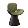 Taburete de Maquillaje Estilo Vintage, Silla de Maquillaje Giratoria, Dedicado para Salón de Uñas, Vestidor, Habitación de Niñas y Tocador con Respaldo