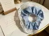 Ventas Directas de Fábrica Scrunchie de Encaje Dulce Fresco Tela Scrunchie Floral Goma para el Cabello Goma para el Cabello