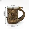 Suministro de Comercio Exterior Abastecimiento Transfronterizo Vikingo Creativo Oráculo Taza de Cerveza Taza Grande de Agua Taza de Acero Inoxidable