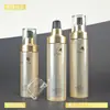 Botella de Spray Personalizada de Plástico PET de Medio Largo con Rayas, Esencia, Hidrosol de Rosa, Loción, Botella Vacía