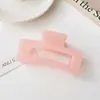 Presilha de tubarão grande coreana para cabelo, acessório simples para coque na nuca, presilha de cabelo de alta qualidade para mulheres