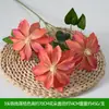 Flores Artificiales Flor Naranja Materiales Boda Salón de Bodas Decoración del Hogar Rosas Artificiales Flores Falsas Flores de Plástico Venta al por Mayor