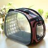 Bolsa de transporte para animais de estimação de ombro respirável portátil mochila para gatos dobrável transparente fabricantes de bolsas para gatos lote a granel