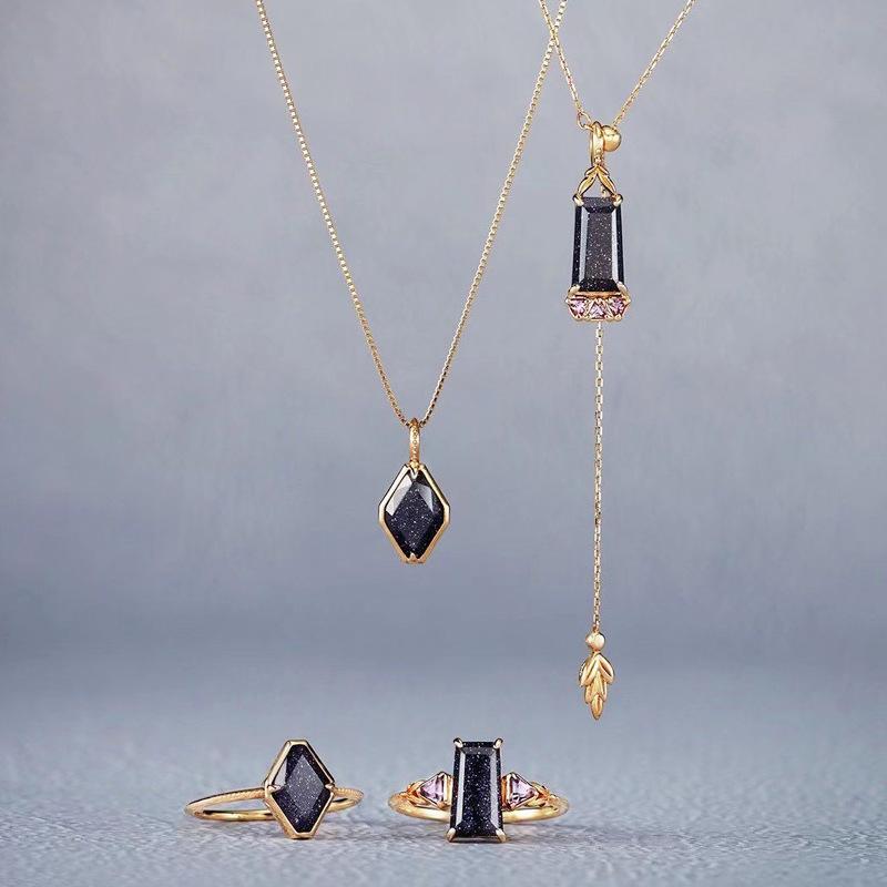 阿卡朵紫金石首饰套装