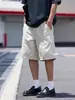 TRS Japonês Tendência Workwear 26SS Fio Duplo Lona Pérola B01 Lenhador Calça de Cinco Pontos Shorts Workwear Lavados e Desgastados Masculino