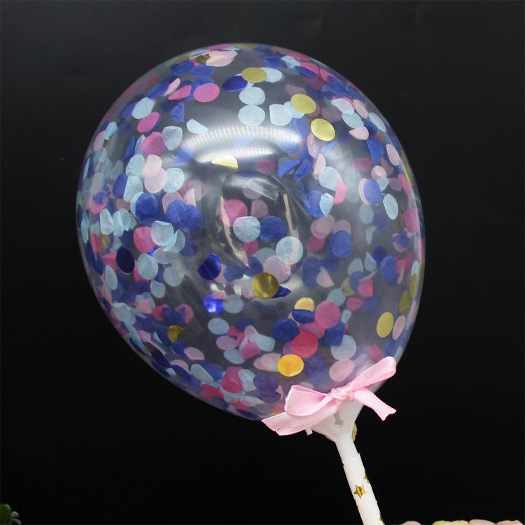 彩色亮片气球