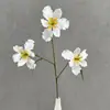 Nova flor de íris artificial com 3 cabeças, adequada para decoração de casa, exibição na sala de estar, adereços de fotografia de casamento e arranjos florais