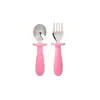 Tazón de alimentación para bebé de silicona de grado alimenticio con doble asa, diseño antiquemaduras y ventosa integrada para la autoalimentación infantil.