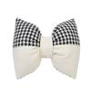 Almohada para el cuello del reposacabezas del coche con estampado de pata de gallo jacquard, cómoda almohada para el cuello del asiento del coche, cojín de respaldo, suministros de moda para el coche