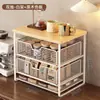 Balcão de Bar para Escritório Desktop Prateleira de Armazenamento de Lanches e Chá de Várias Camadas Caixa de Armazenamento para Sachês de Chá Prateleira de Armazenamento para Despensa