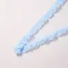 Em Estoque 1,8cm Colorida Faixa Elástica de Nylon com Bordas Franzidas, Renda Elástica de Alta Elasticidade para Fazer Bolas de Banho DIY e Tiara