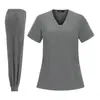 Lazada Tailandia exporta uniformes elásticos para fregar, ropa médica, uniformes elásticos para odontología, uniformes de enfermería y uniformes para médicos de consulta externa.