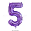 Globos Digitales Versión Americana de 32 pulgadas Globos de Película de Aluminio Oro Plata Decoración para Fiesta de Cumpleaños Boda Día de Año Nuevo Venta al por Mayor