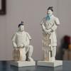 Artesanías Originales Rijin Guerreros y Caballos de Terracota Dorados Adornos para Mueble de TV Mueble de Vino Entrada Adornos para Casa Nueva Ceremonia de Acompañamiento