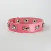 Pulsera de Hueso de Calle Americana Sexy Subcultura Estilo Punk Pulsera Diseño Lindo de Nicho Pulsera de Cuero