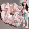 Sandalias Nuevas 2026 para Niñas Pequeñas, Suela Suave, Antideslizantes, Estilo Princesa, Dulces Zapatos Deportivos de Playa para Niños de Verano