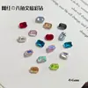 Mini Pedrería para Uñas con Forma de Corazón, Pedrería de Colores Vibrantes y Brillantes con Forma de Corazón Dopamina de Punta Trasera, Accesorios de Pedrería para Uñas Portátiles