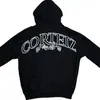 Sudadera con capucha Alcatraz Europea y Americana Transfronteriza Estilo Hip-Hop Street con Estampado de Letras Holgada Casual Chaqueta con Cremallera
