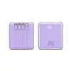 Carregador Portátil, Compacto, Ultra Fino, Mini Carregamento Rápido, Vem com Seu Próprio Cabo, Fonte de Alimentação Móvel de Grande Capacidade 20.000 mAh, Carregamento Rápido