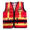 Chaleco de Bombero para Niños de Halloween Chaleco de Ingeniería Chaleco Militar Chaleco de Pirata Chaleco de Policía Ropa Profesional para Niños