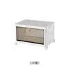 Armário de Armazenamento Dobrável de Grande Capacidade para Casa Organizador de Lanches e Roupas Multicamadas com Rodas Armário de Armazenamento Móvel Atacado
