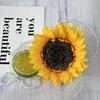 Caja de Música de Fábrica Fuente Girasol Decoración de Boda Pared de Flores Cabeza de Flor Día de San Valentín Camino de Girasoles Cabeza de Flor