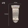 Columna Romana Estilo Europeo Madera Maciza Tallada Decoración Sencilla Estilo Europeo Cabeza de Columna Estilo Chino Viga de Soporte Soporte de Viga Almohadilla Gabinete de Chimenea Metabo