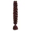 165g Trenza Jumbo Cabello Trenzas Africanas Largas Peluca Hip Hop Fibra de Alta Temperatura Peluca