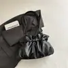 Bolso de hombro retro de color liso alta moda 2026 nuevo modelo diseño elegante de moda moderno para el día a día bolso de hombro plisado