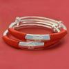 Pulseira de Prata para Bebê Infantil S999 Prata Esterlina Dragão Cobra Pulseira para Bebê Masculino e Feminino Lua Cheia Presente de Um Ano Joias de Prata
