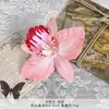 Kit de Accesorios de Materiales DIY para Flores Artificiales, Cabezas de Flores Serie Morada, Accesorios de Decoración de Cabezas de Flores Falsas para Boda, Ceremonia de Boda, Sala de Estar