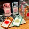 Funda de teléfono instantánea de gelatina de frutas adecuada para Apple 17 y iPhone 16 Pro Max, funda arcoíris en colores de caramelo