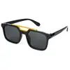 Nuevas Gafas de Sol Clásicas de Marco Grande con Recortes Simples Versátiles Sombrilla de Sol de Moda de Gama Alta para Hombres 131 Rt061