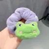 Faixa de Cabelo de Pelúcia Desenho Animado Criativo Orelhas de Coelho Cabeça de Urso Estilo Coreano Prendedor de Cabelo Elástico Alto Prendedor de Cabelo de Pelúcia