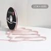 Cinta de Regalo de 2.5cm Lazo Color Sólido Materiales para Decoración de Pasteles Cinta de Flores Cinta de Satén Venta al por Mayor