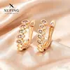 Xuping Brazaletes Rusos Transfronterizos para Oreja, Aros Color Oro de 18K con Incrustaciones de Diamantes, Joyería de Lujo Ligero de Alta Gama al por Mayor para Mujeres