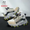 Zapatillas Deportivas para Niños Babudou, Nuevas de Primavera y Otoño, Malla Transpirable, Hebilla Giratoria para Niños, Zapatillas de Correr para Niños, Venta al por Mayor